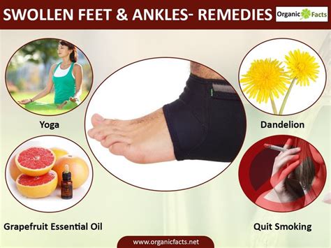 Some of the home remedies for swollen feet and ankles include yoga ...