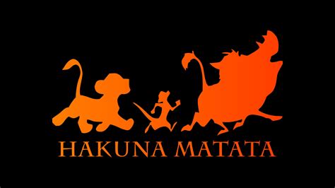 The Lion King Timon And Pumbaa Hakuna Matata