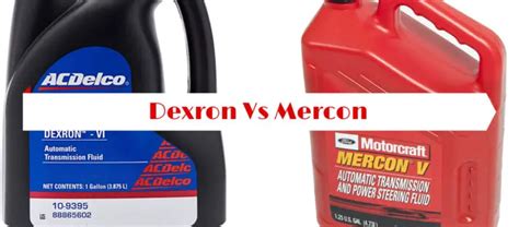 Dexron Vs Mercon | True Differences You Must Know