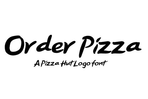 Order Pizza Font | 538Fonts | FontSpace