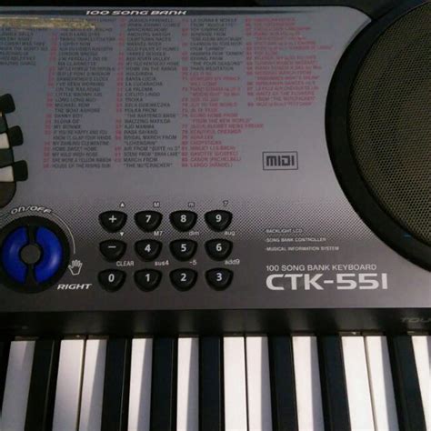 Casio Keyboard CTK-551, Hobbies & Toys, Music & Media, Musical ...