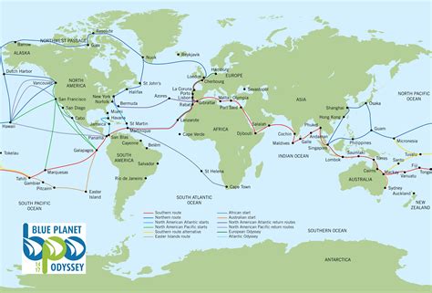 Map of Sailing Route | IMAGINE