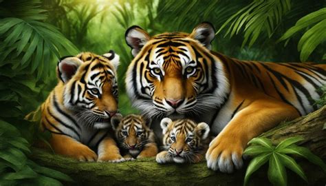 What is the life cycle of tiger cubs, and how do they learn?