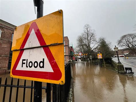 York takes action as rapid rise in river levels forecast after Storm ...