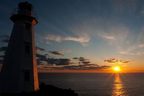 "Sunrise Lighthouse - Cape Spear, Nfld" by Benjamin Brauer | Redbubble