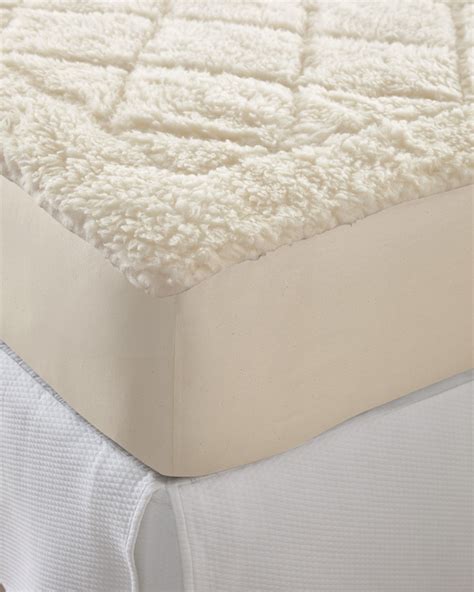 Quilted Merino Wool-Fleece Mattress Pad | Garnet Hill