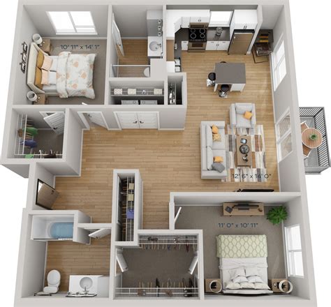 Floor Plans | Mosaic Apartments Fargo,ND