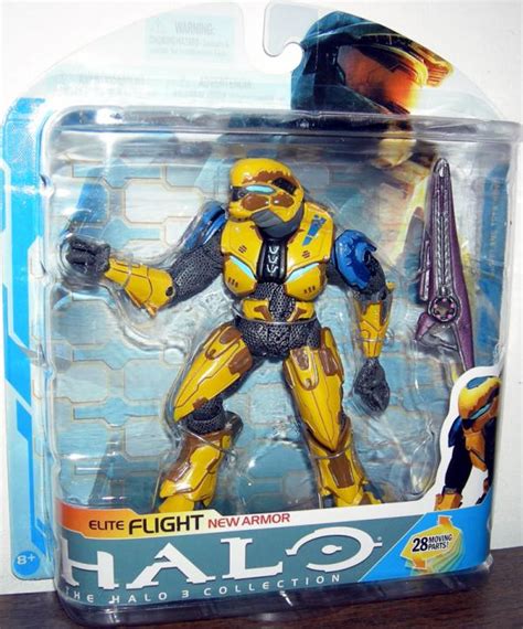 Elite Flight New Armor Yellow Halo 3 action figure McFarlane