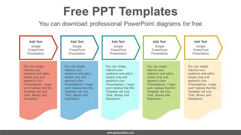 Communication flow chart Powerpoint slide Design Template for free