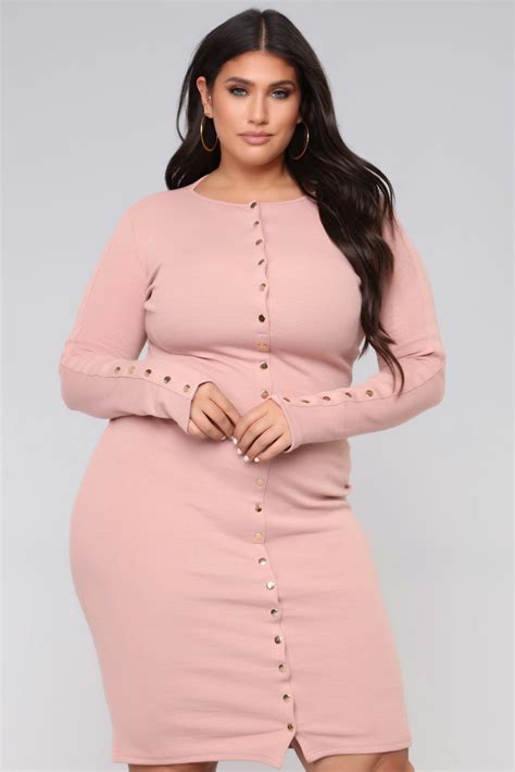 Vintage Jams Dress - Mauve – Fashion Nova