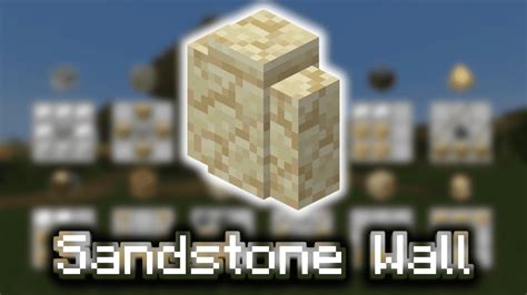 Sandstone Wall - Wiki Guide - 9Minecraft.Net