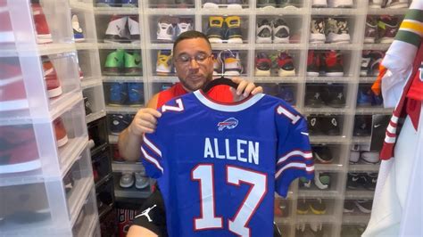 Josh Allen Nike Elite Authentic Buffalo Bills Jersey - YouTube