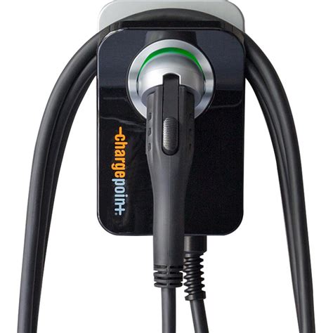 ChargePoint Home Electric Vehicle Charger Wi-Fi Enabled 25 ft. Cord 32 Amp Hardwired Station ...