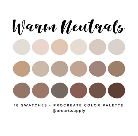 Neutral Color Palette Hex