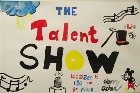 Artist Blog Henry: The Talent Show Poster (2010)