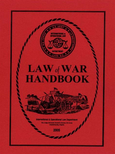 Law War Handbook 2005 | Geneva Conventions | Law Of War | Free 30-day ...