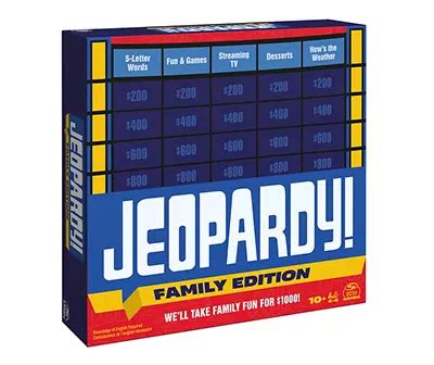 Jeopardy! Family Edition Board Game | Big Lots