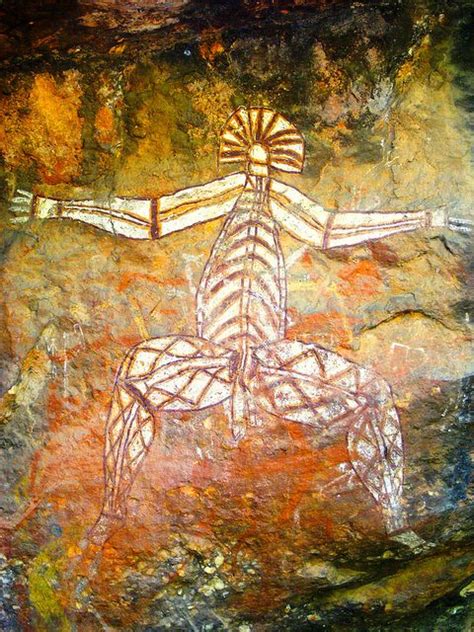 The famous Nourlangie Rock art in Kakadu National park, Northern ...