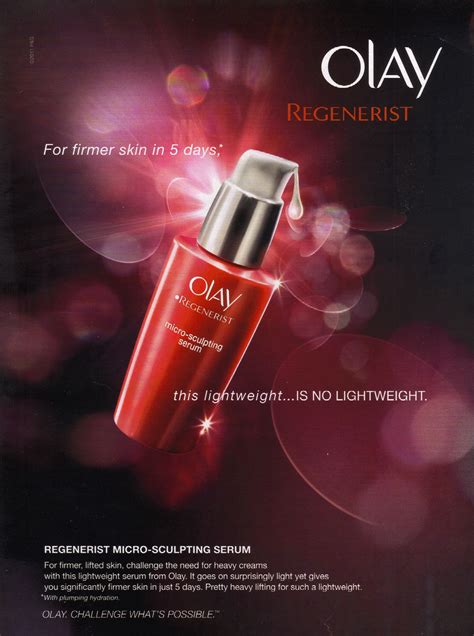 Olay, Print ads, Olay regenerist