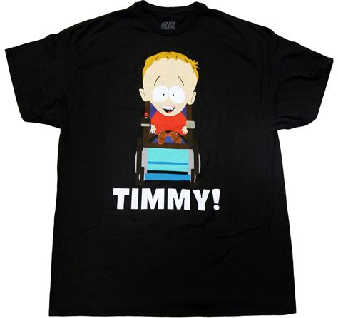 South Park Timmy On Wheelchair T Shirt Tee | Jznovelty