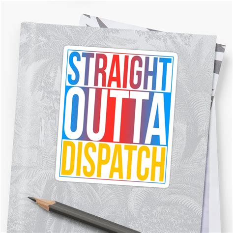 "911 Dispatcher Dispatch" Sticker by LeNew | Redbubble