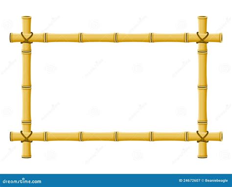 Bamboo Frame Royalty Free Stock Photography - Image: 24672607