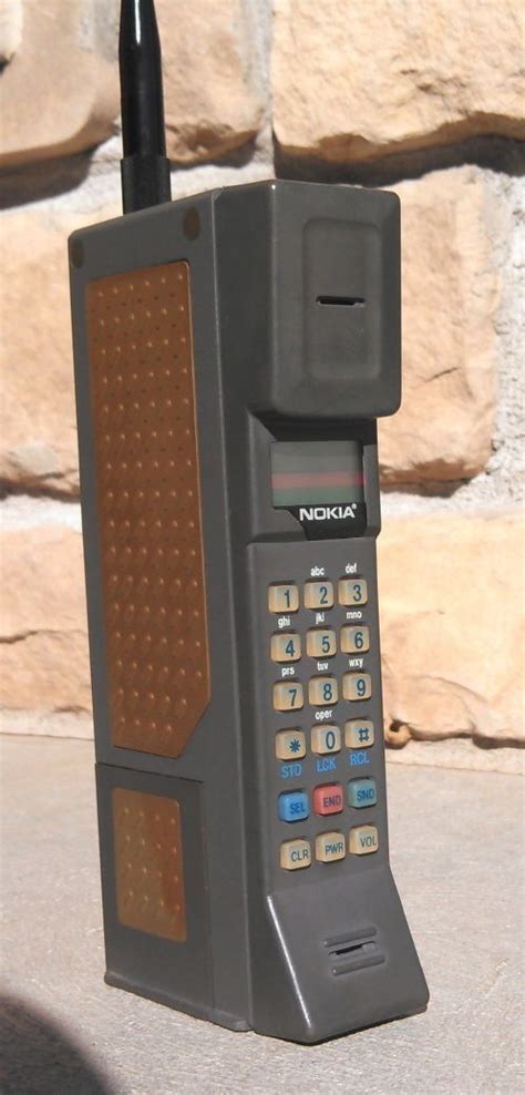 One of the first mobile phones. | Nokia phone, Retro phone, Nokia