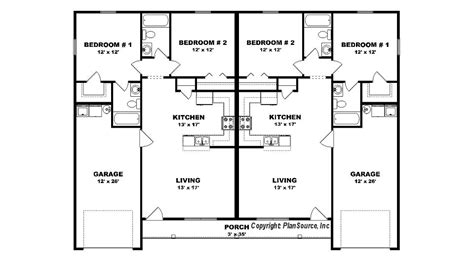 Duplex Floor Plans With Garage – Flooring Tips | Free Download Nude ...