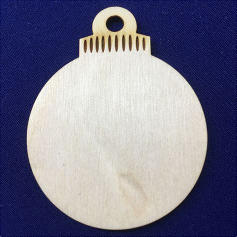 DIY Flat Laser Cut 2"-7" Unfinished Christmas Ornament Wood Wooden ...