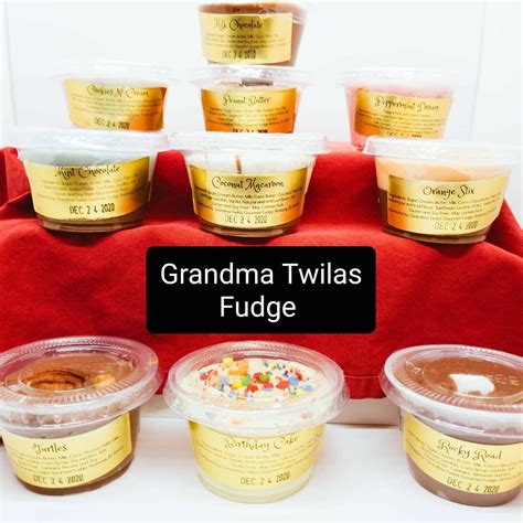 Grandma Twila's Fudge Flavors This Month