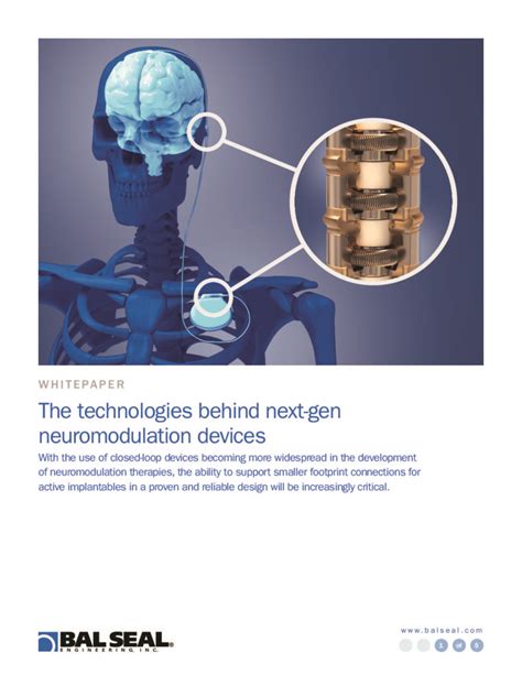 The technologies behind next-gen neuromodulation devices | Bal Seal ...