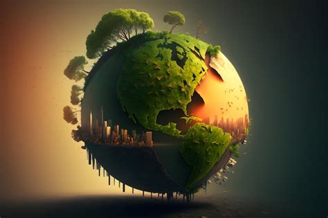 Premium Photo | Illustration about global warming and climate change generative ai 5