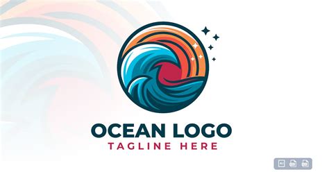 Ocean - Logo Design Template, Graphic Templates - Envato Elements