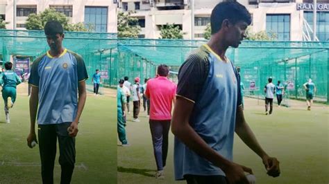 Meet Nishanth Saranu, The Giant Indian Net Bowler Who Stood Tall And Impressed Pakistan's ...