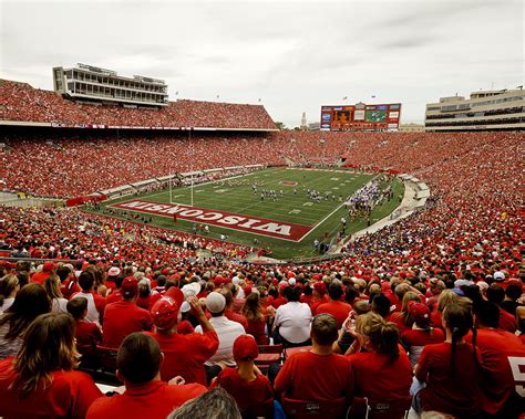 Wisconsin Badgers Play In Camp Randall Stadium Photograph by Relpay Photos