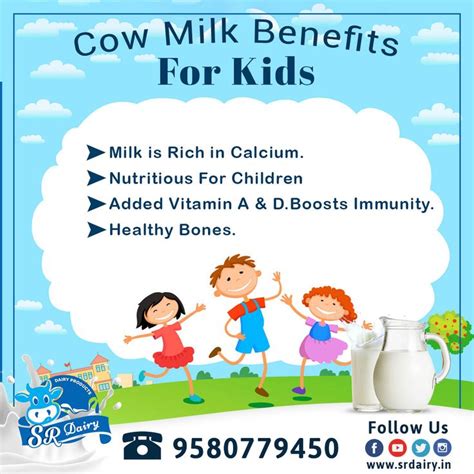 Cow milk benefits for kids | Milk benefits, Cow milk benefits, Kids milk