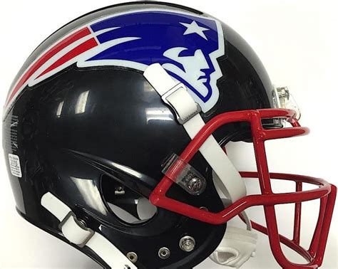 New England Patriots Custom Full-Size Authentic Proline Helmet ...