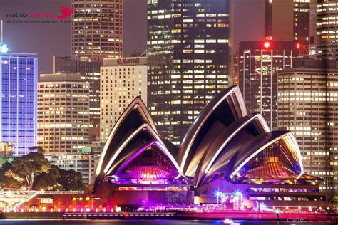 Matteo Colombo Photography | Sydney skyline at night with Opera House ...