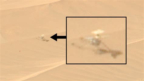 NASA's Perseverance Mars Rover Spots Damaged Ingenuity Helicopter at ...