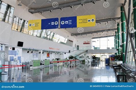 Check-in in Plovdiv Aiport - Bulgaria Editorial Image - Image of ...