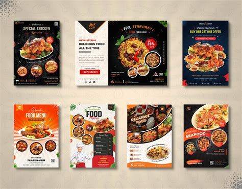 Food Flyer Design Restuarent Flyer Food Poster Template :: Behance