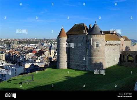 France, Seine Maritime, Dieppe, the Castle museum dominates the city Stock Photo - Alamy