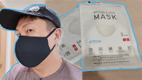 The Black Uniqlo AIRism Mask - YouTube