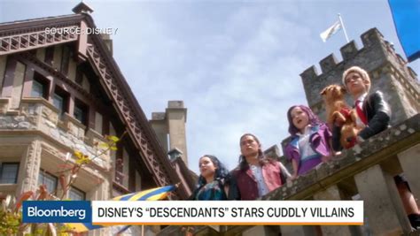 Watch Disney's 'Descendants' Stars Cuddly Villains - Bloomberg