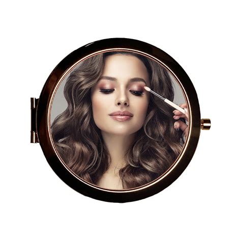 Custom Makeup Mirror Rose Gold - Customiser