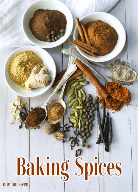 Baking With Spices {The Essential Baking Spices You Need} - One Hot Oven