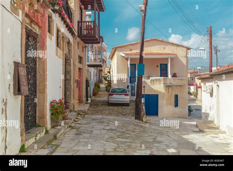 street scene in an old town in Europe Stock Photo - Alamy