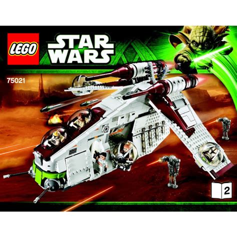 LEGO Republic Gunship Set 75021 Instructions | Brick Owl - LEGO Marketplace