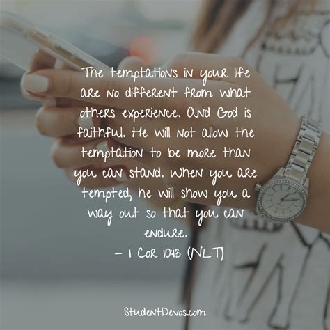 Temptation | Student Devos - Youth and Teenage Devotions and Discipleship Tools