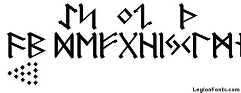 Germanic Runes Font Download Free / LegionFonts